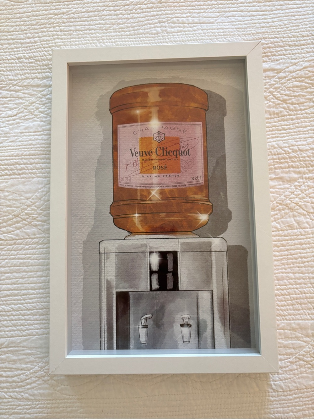 Veuve Clicquot Champagne Rosé Art Print
